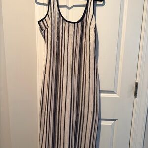 Sam Edelman Black and White Maxi Dress